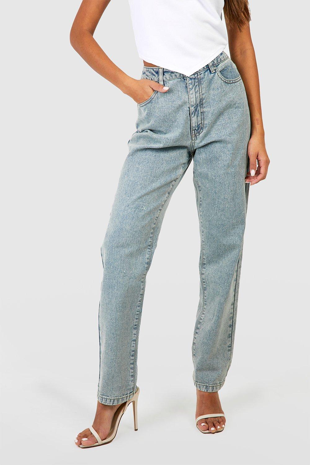 Boohoo straight leg store jeans